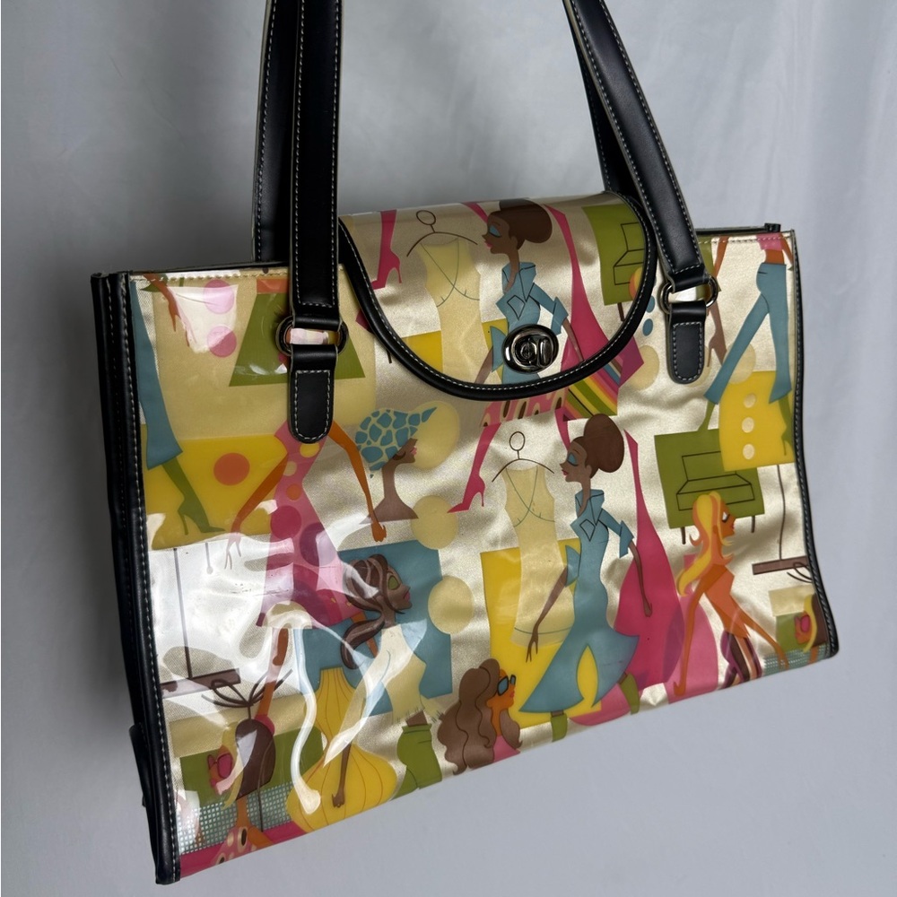 Vintage Y2K Early 2000s Maxx New York Atomic Girls Tote